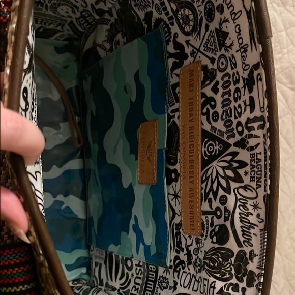 Consuela Multicolor Embroidered Tote Bag - Picture 2 of 7